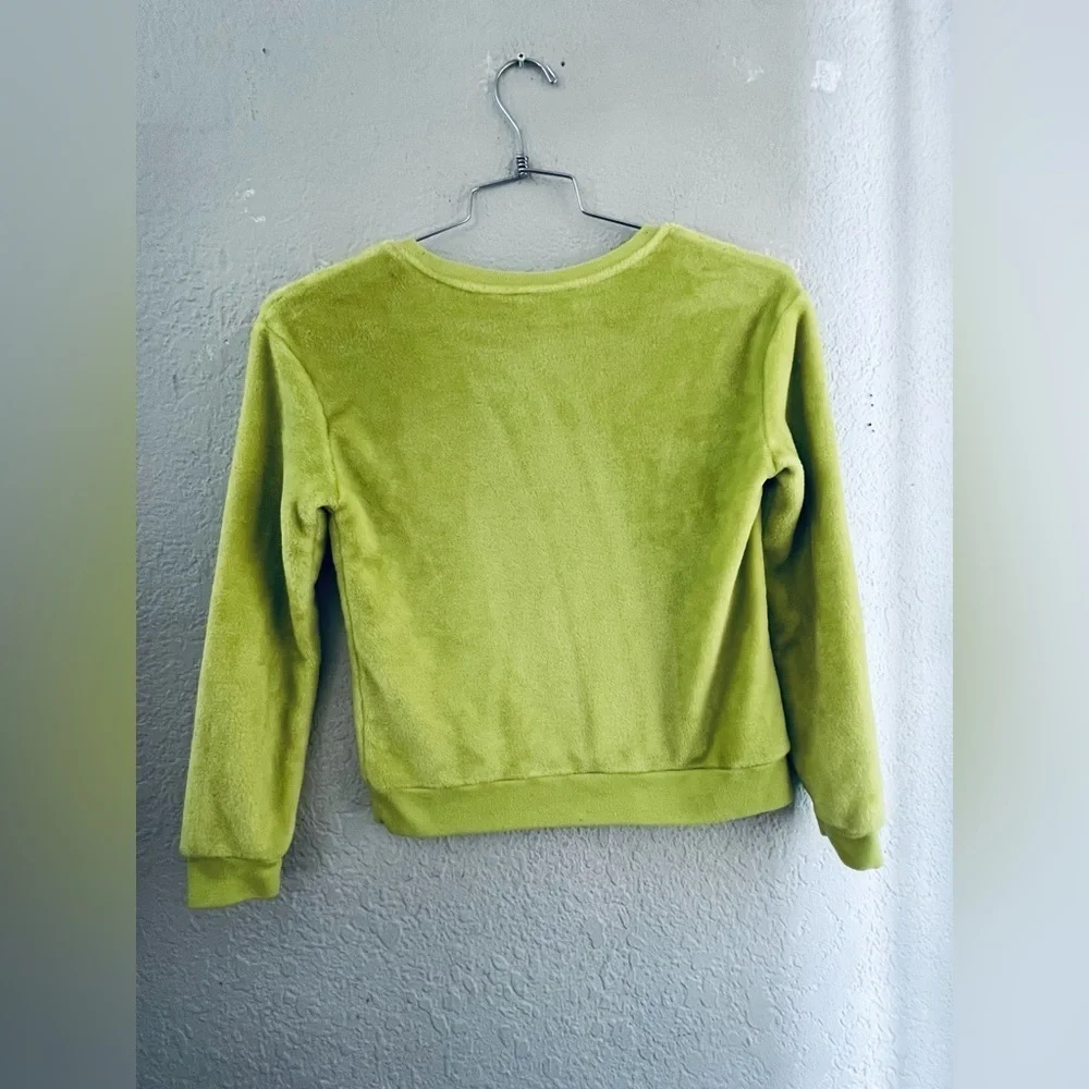 Dr. Seuss kids size 12 The Grinch Christmas Pullover Sweater soft & cozy